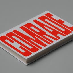 Book Cover Design For Jodi Dean’s Comrade cover image