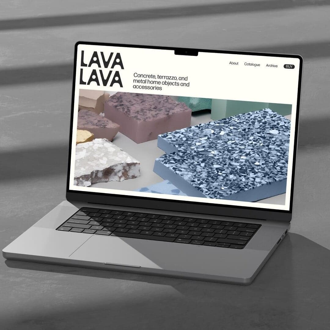 Brand Identity For Lava Lava Cement Studio
