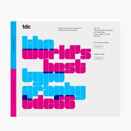 Website Design For The 66th Edition Of The Type Directors Club cover image
