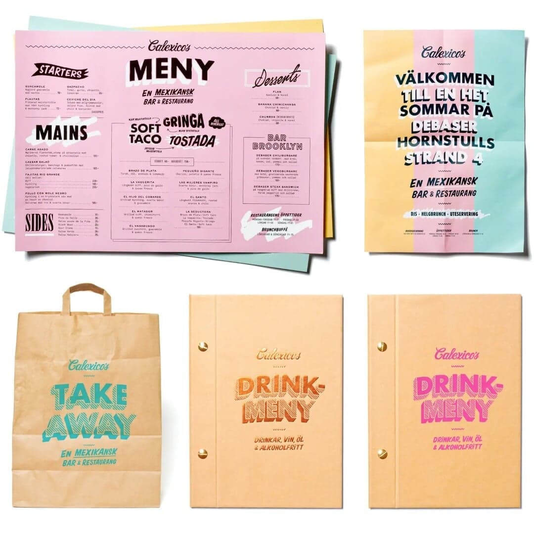 Brand Identity For Calexico’s Mexican Restaurant
