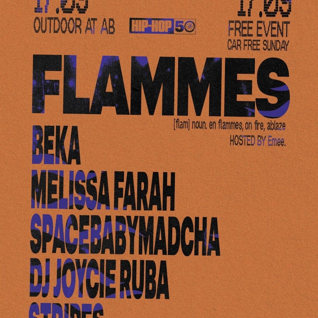 Campaign Visual Identity For Flammes Music Event