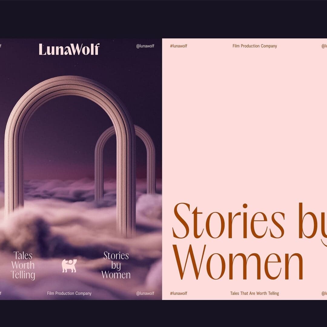 Brand Identity For Lunawolf Production Company