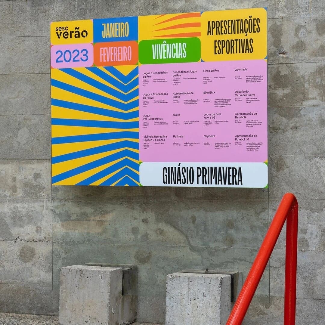 Visual Identity For Sesc Summer 2023