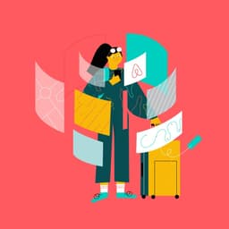 Airbnb China - illo design work cover image