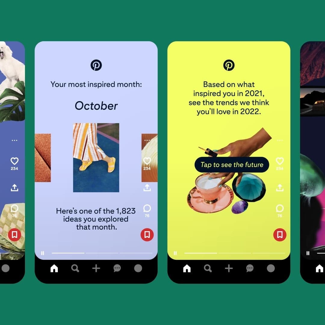 Immersive Digital Experience For Pinterest Predicts 2022