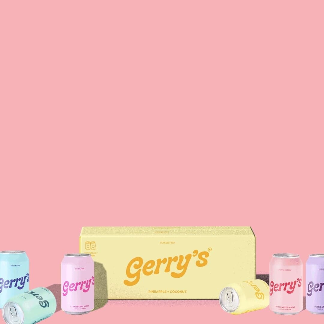 Brand Identity For Gerry's Hard Seltzer
