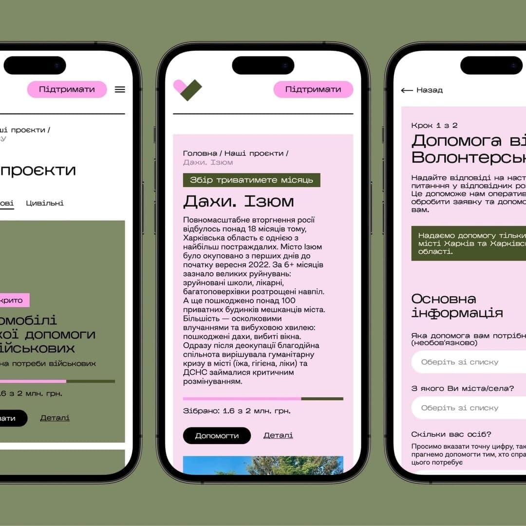 Website And Digital Identity For Volonterska Charity Foundation