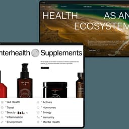 Ecommerce Design For A Supplement Company cover image