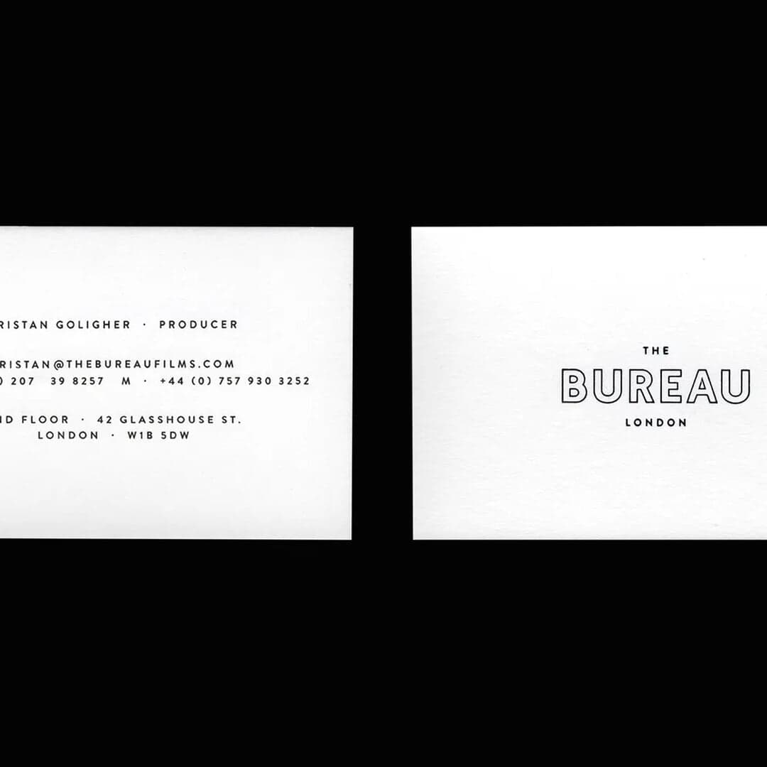 Brand Identity For The Bureau Film Production Company