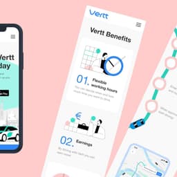 Brand Identity And Mobile App Design For A Ride-hailing Service cover image