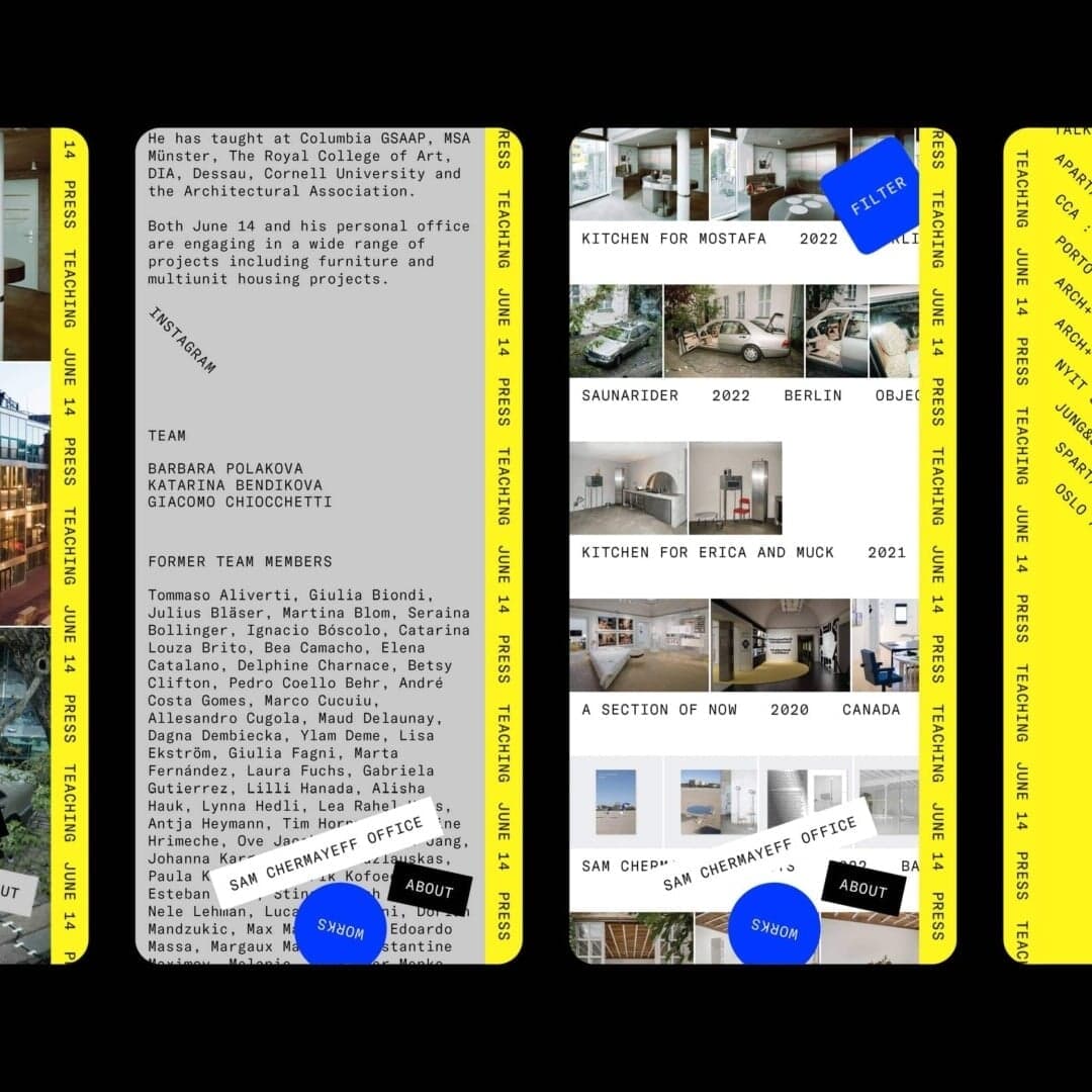 Website Design For Sam Chermayeff Office