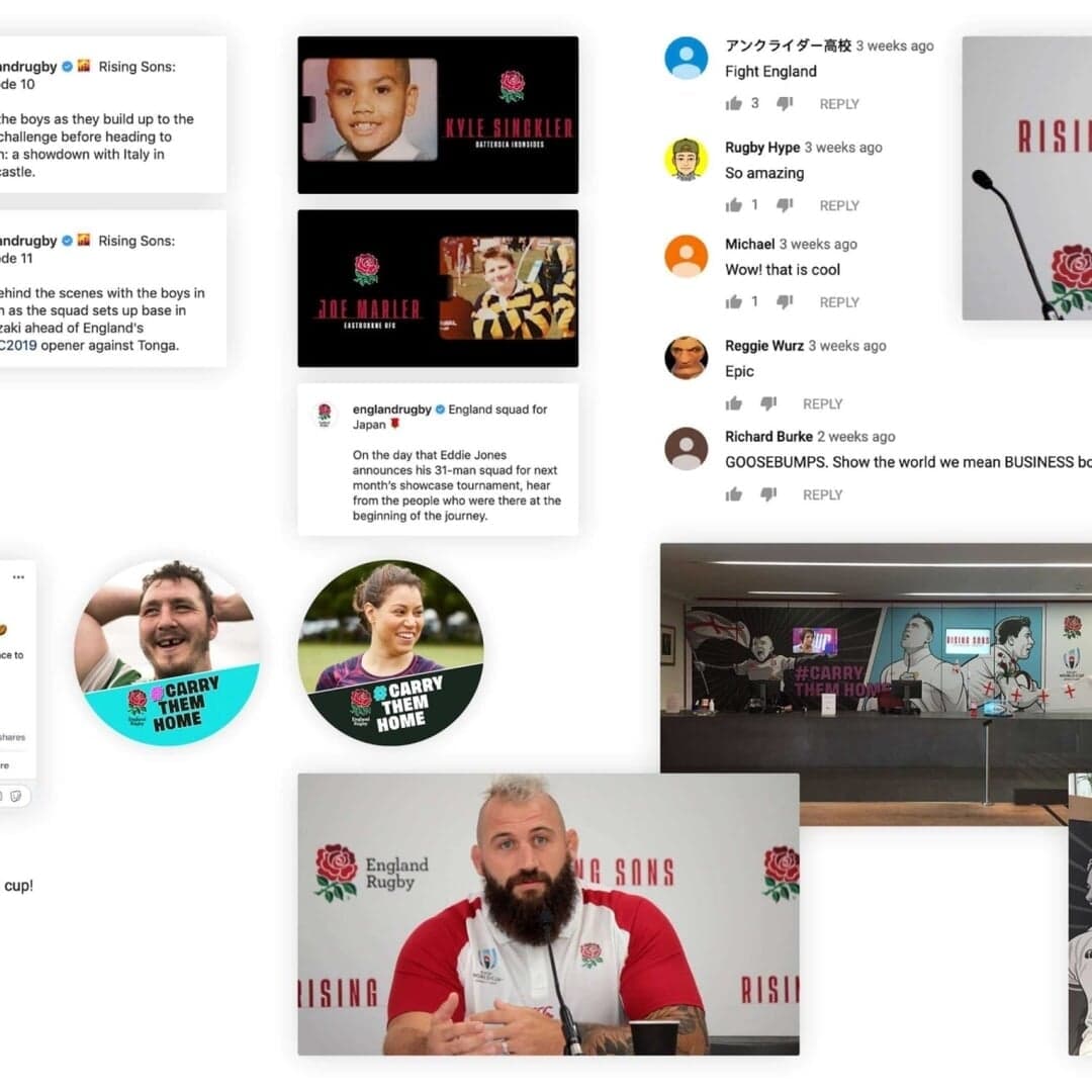 Campaign Identity For England Rugby World Cup