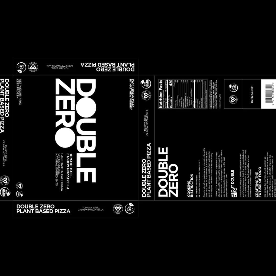 Packaging Design For Double Zero Pizza