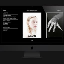 Stationery And Website Design For A Renowned Fashion Photographer cover image