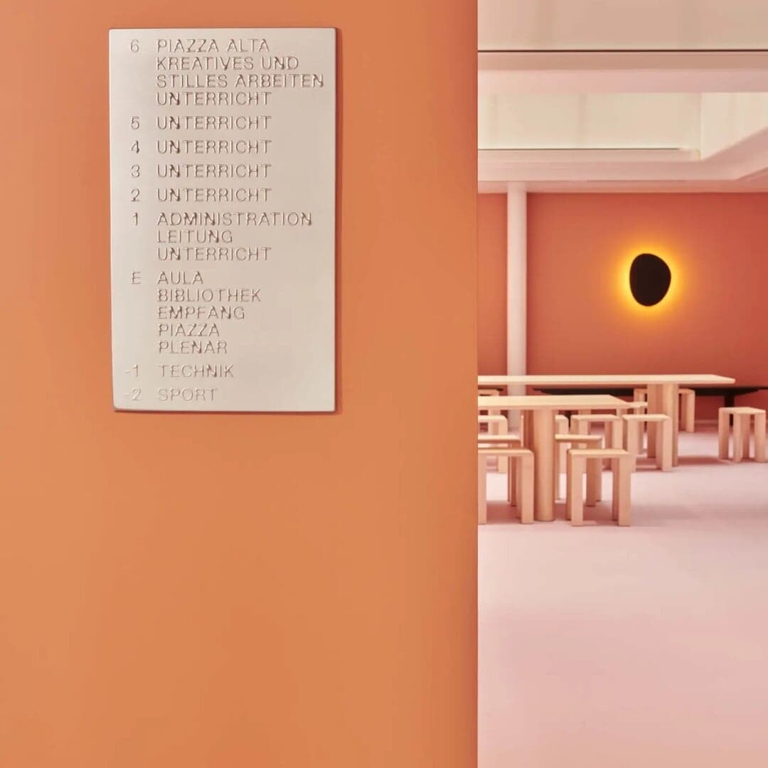 Signage Design For An Educational Health Center