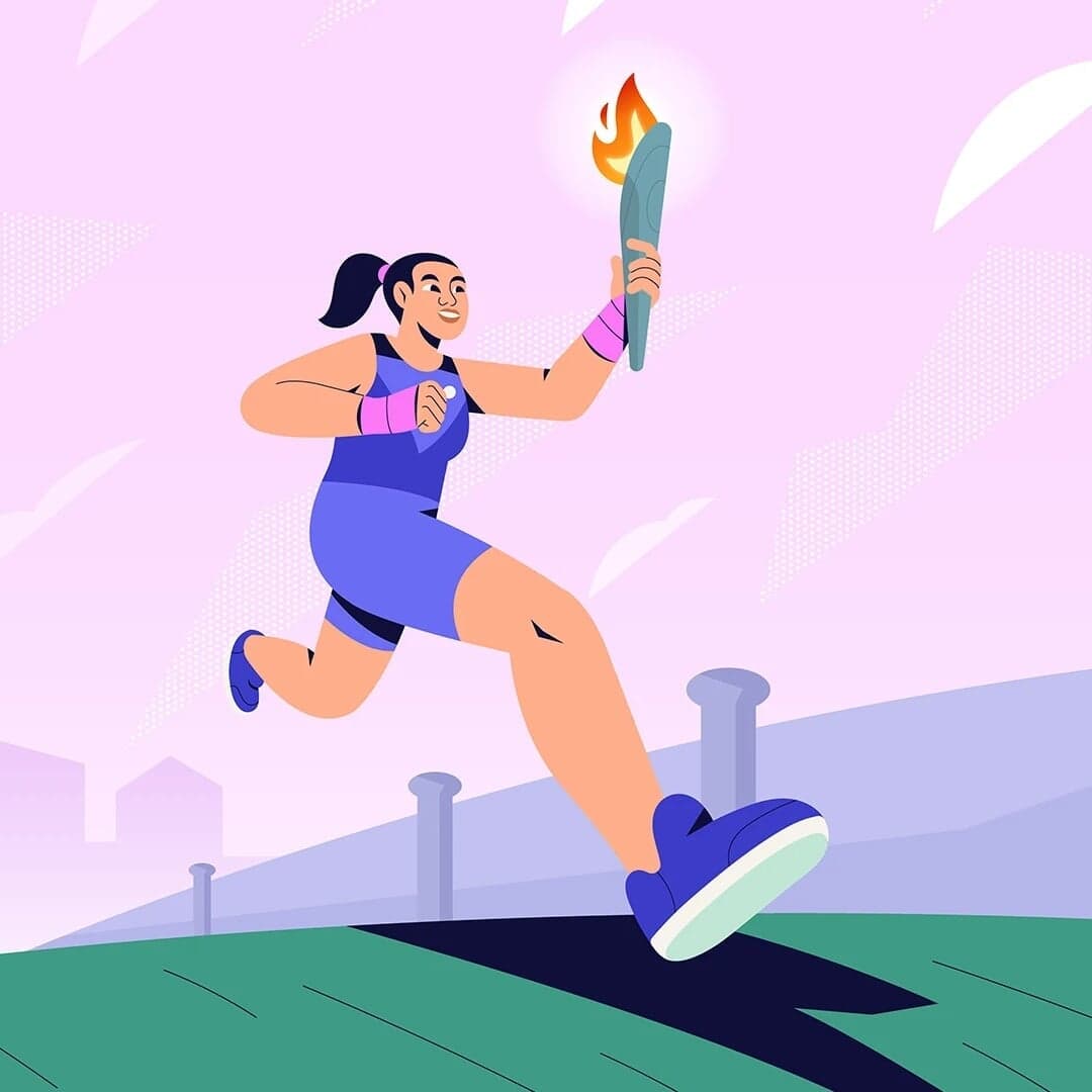 Animated Homage Film For The Paris 2024 Olympics