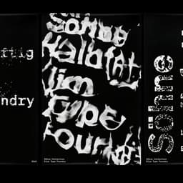 A Series Of Typographic Films For A Type Foundry cover image