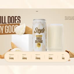 Ecommerce Website Design For A Protein-rich Chocolate Milk Brand cover image