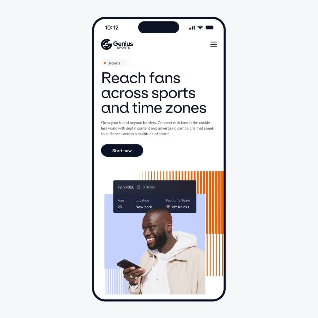 Website Redesign For Genius Sports