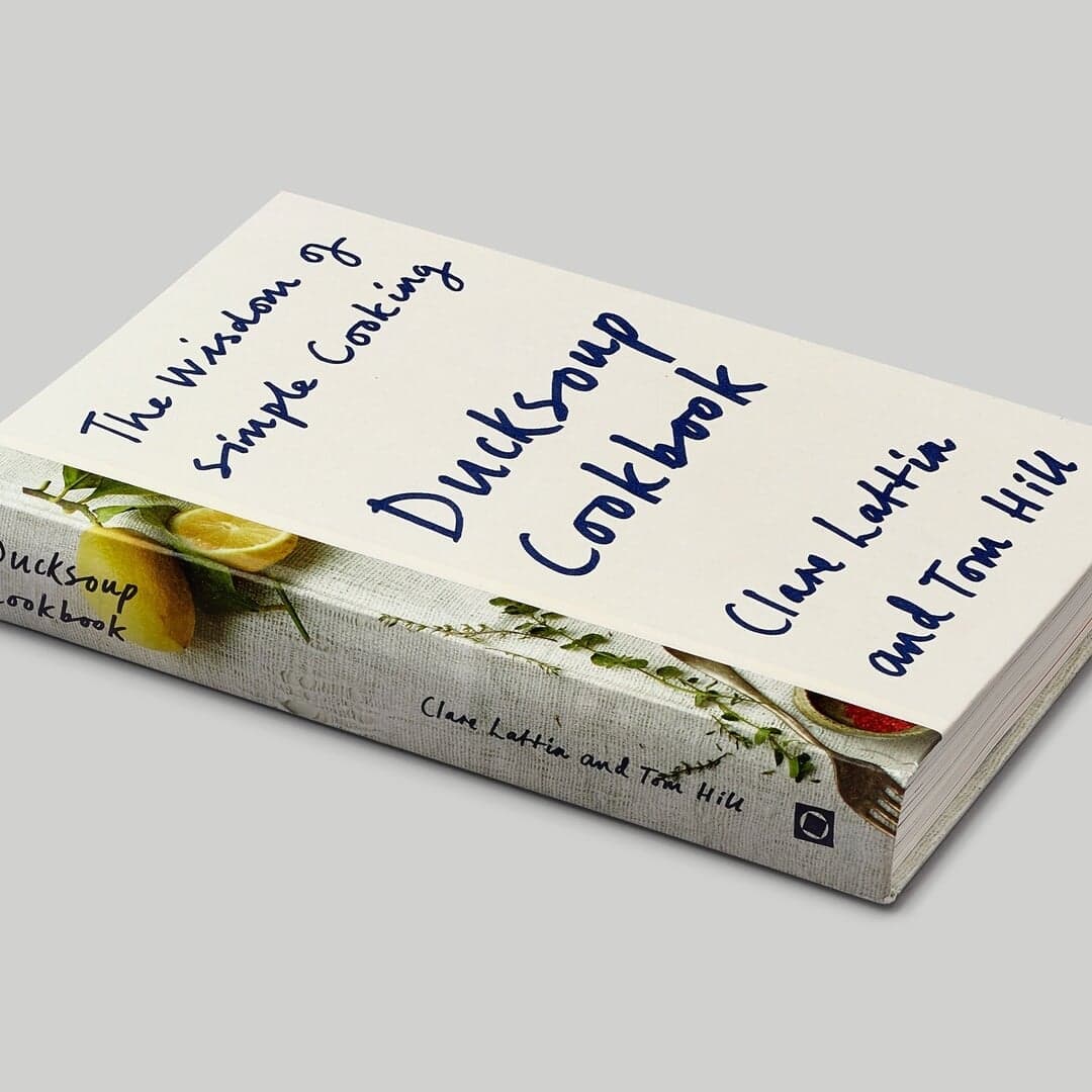 Cookbook Design For Ducksoup Restaurant