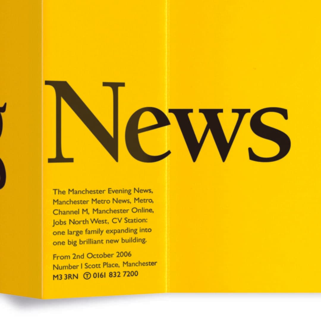 Campaign Design For Manchester Evening News Relocation