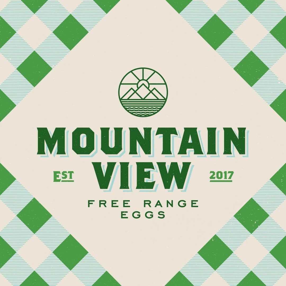 Identity And Packaging For Mountain View Free-range Eggs