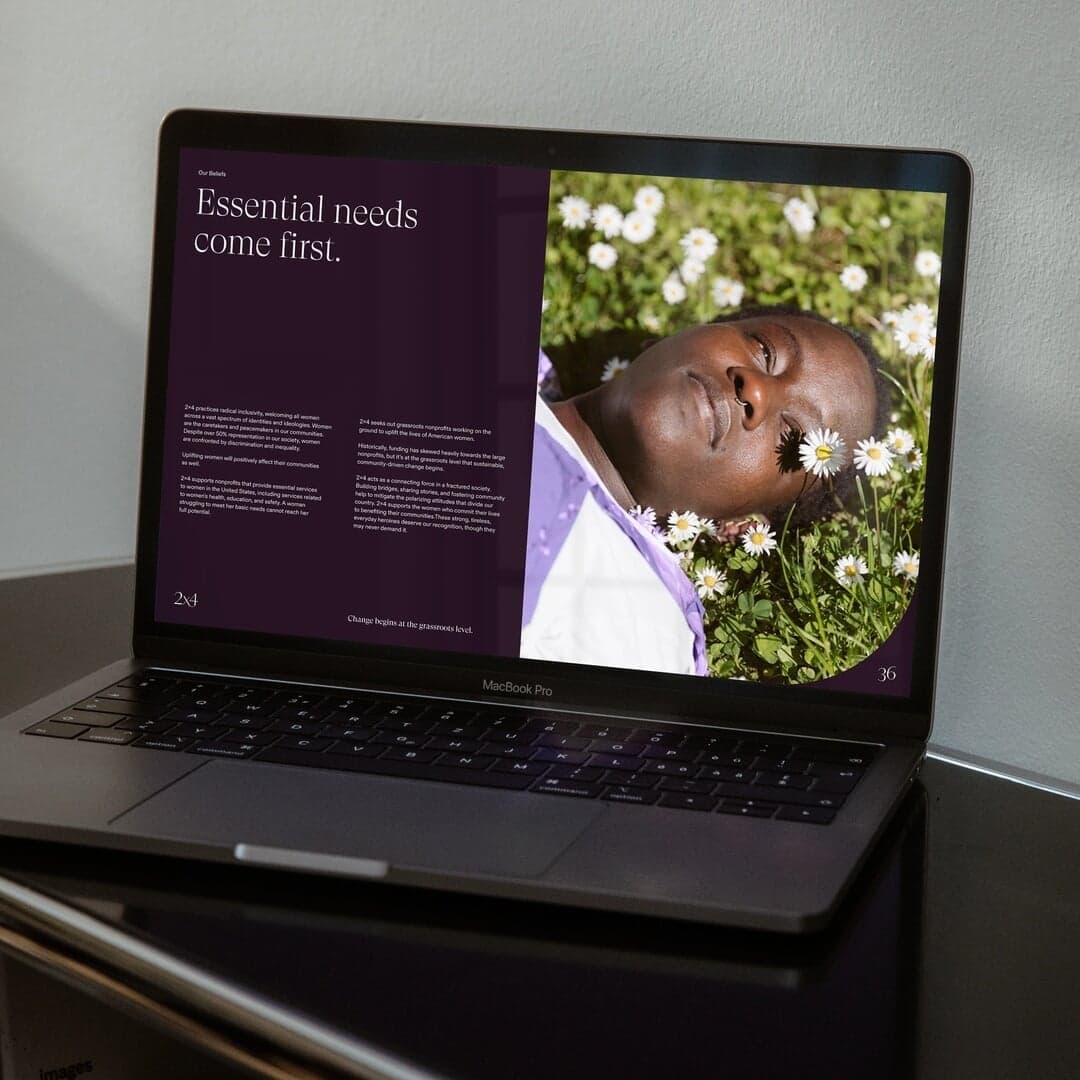 Brand Identity For 2x4 Foundation