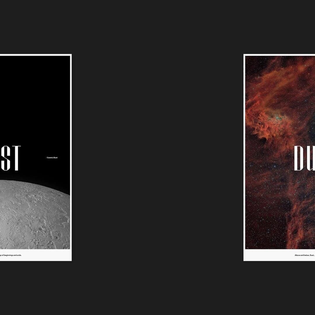 Visual Identity And Website Concept For Dust