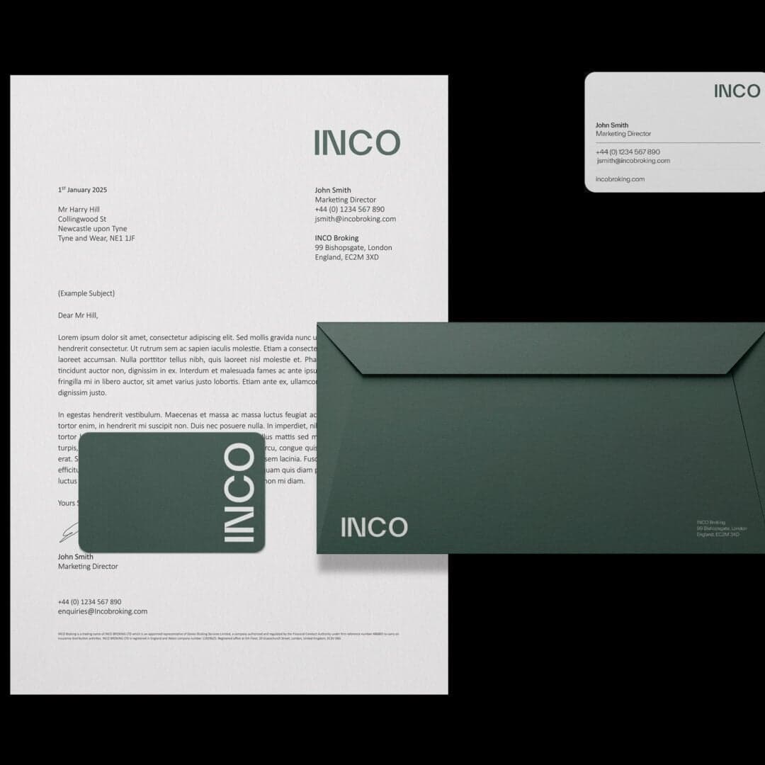 Brand Identity And Website Design For Inco Broking