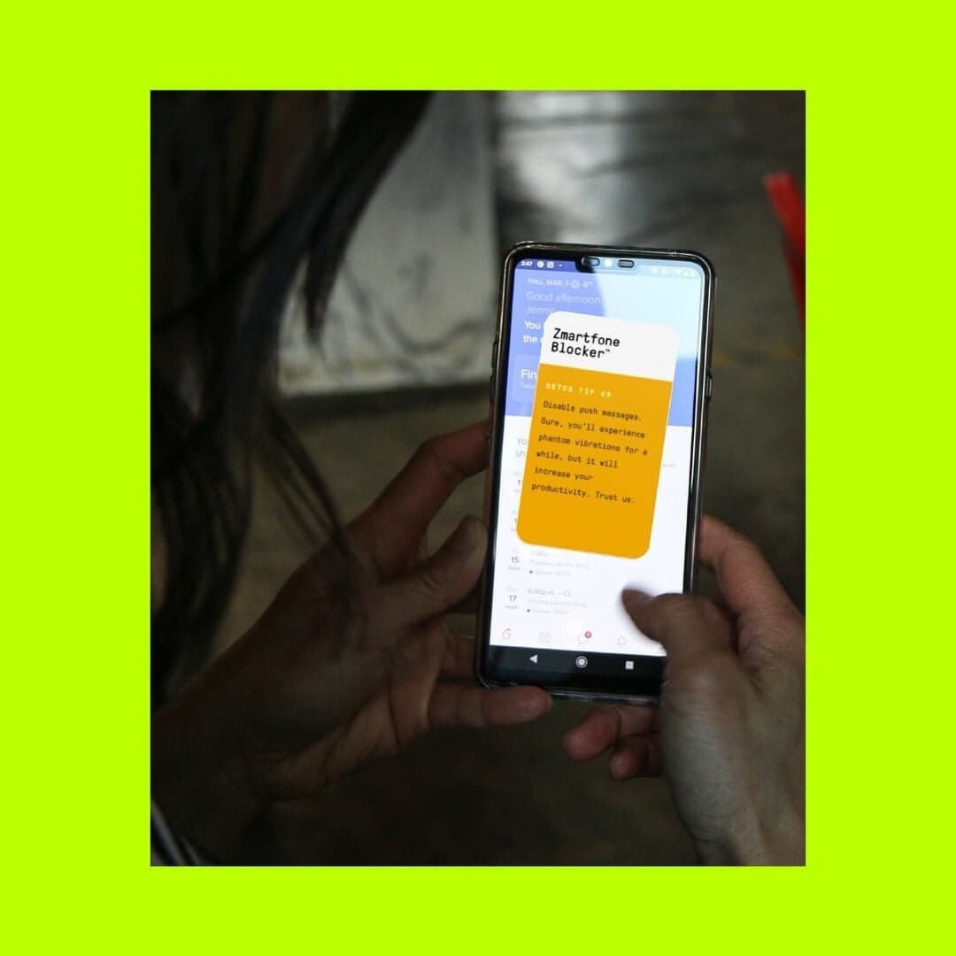 Speculative Branding For A Smartphone Detox Concept