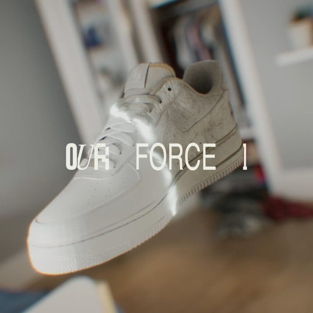 Motion Graphics Launch Promo For Nike’s Our Force 1 Virtual Collection