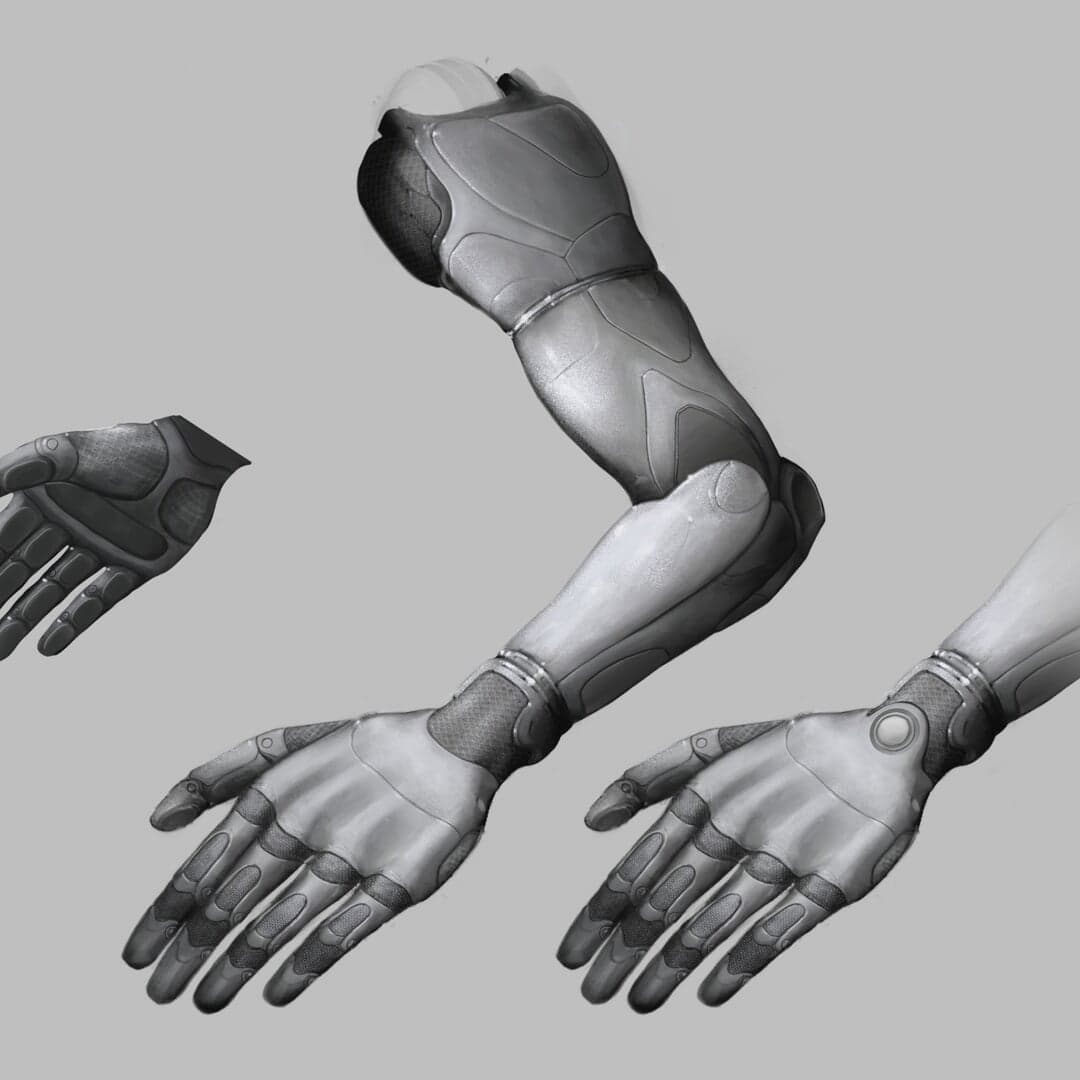 3d Exoskeletal Design For Atom Touch Robotic Arm