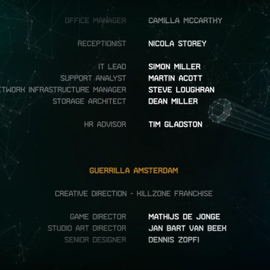 Ui And In-game Cinematics For Killzone: Mercenary