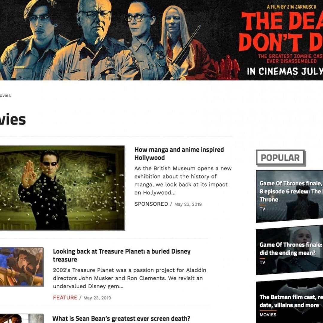 Title Design For The Dead Don't Die