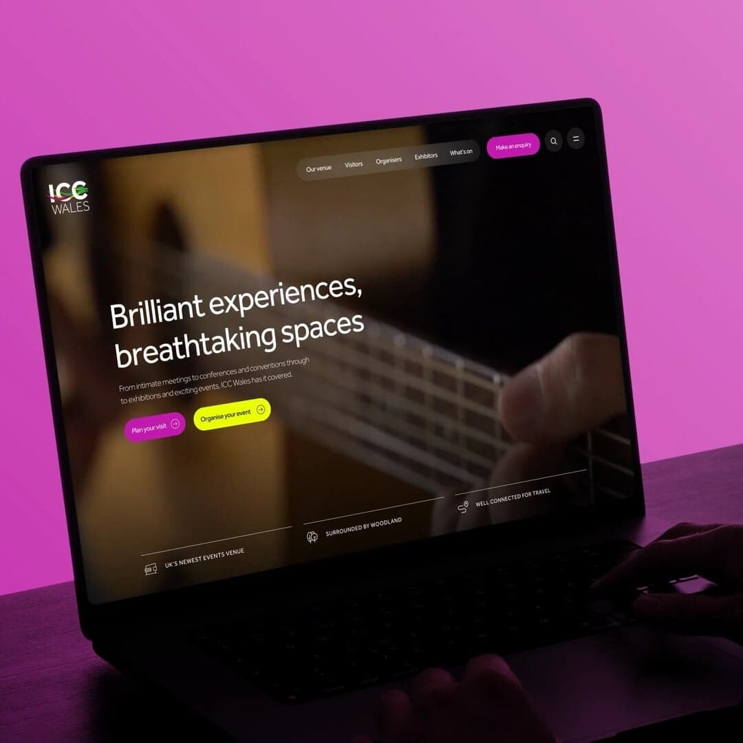 Website Redesign For Icc Wales Conference Centre