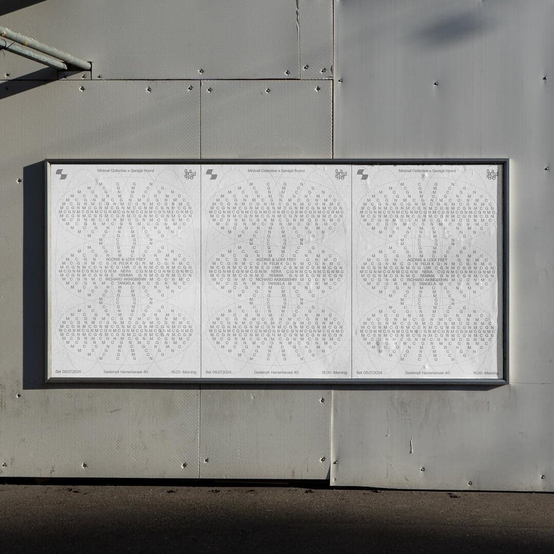 Visual Identity For Minimal Collective X Garage Noord