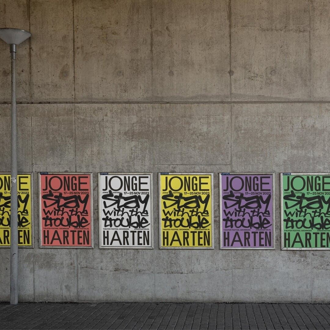 Identity And Editorial Design For Jonge Harten Theaterfestival 2023