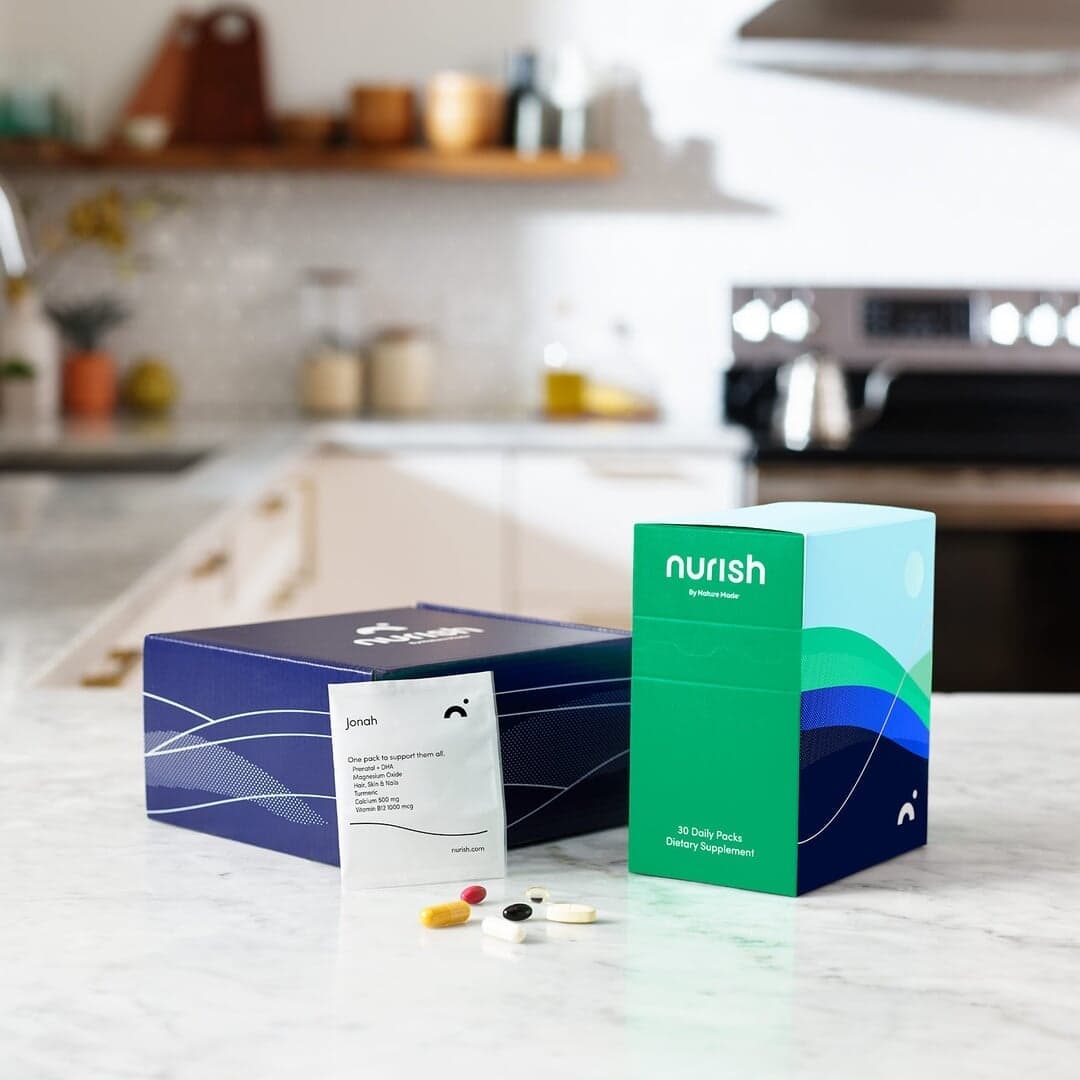 Brand Identity And Packaging For Nurish Vitamin Company