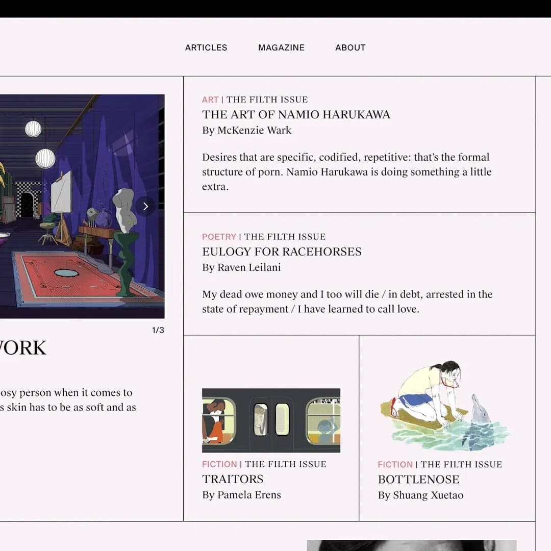 Web Development For Astra Magazine