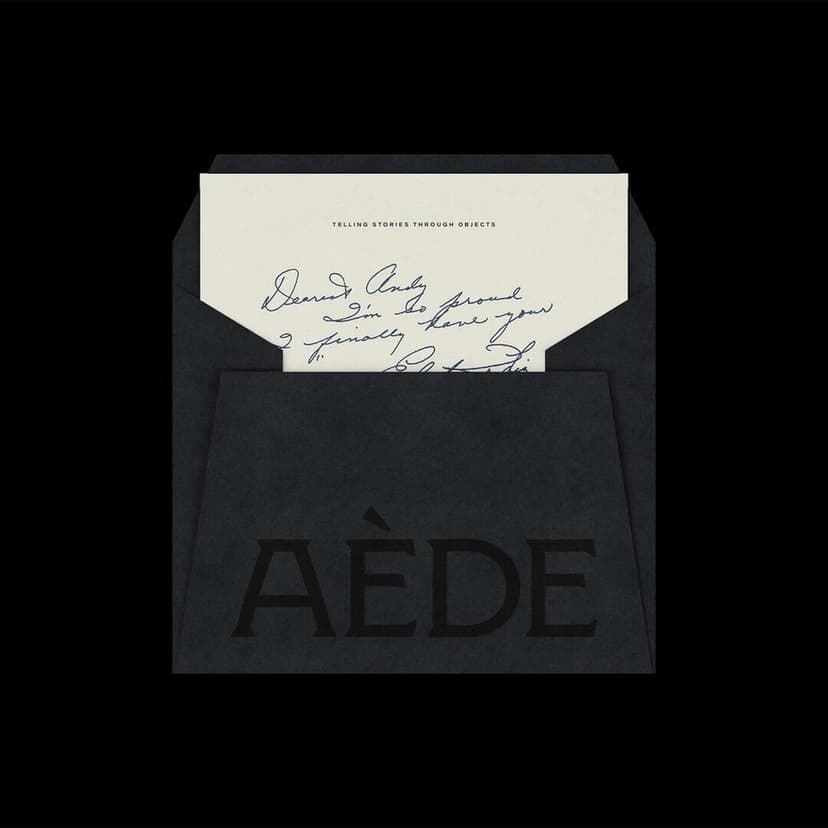 Brand identity for a storytelling object studio