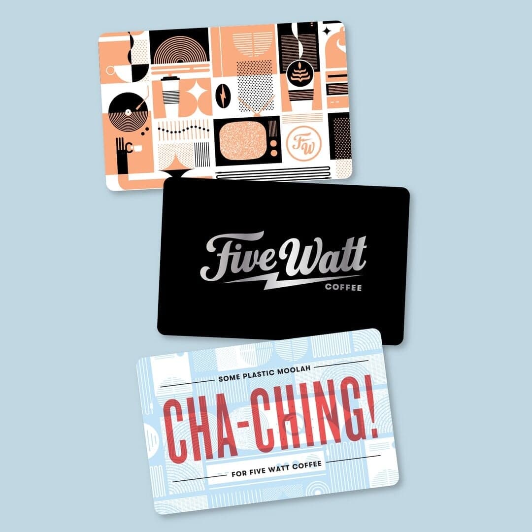 Brand Identity And Packaging For Five Watt Coffee