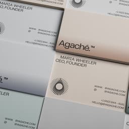 Agache - Alphamark design work cover image
