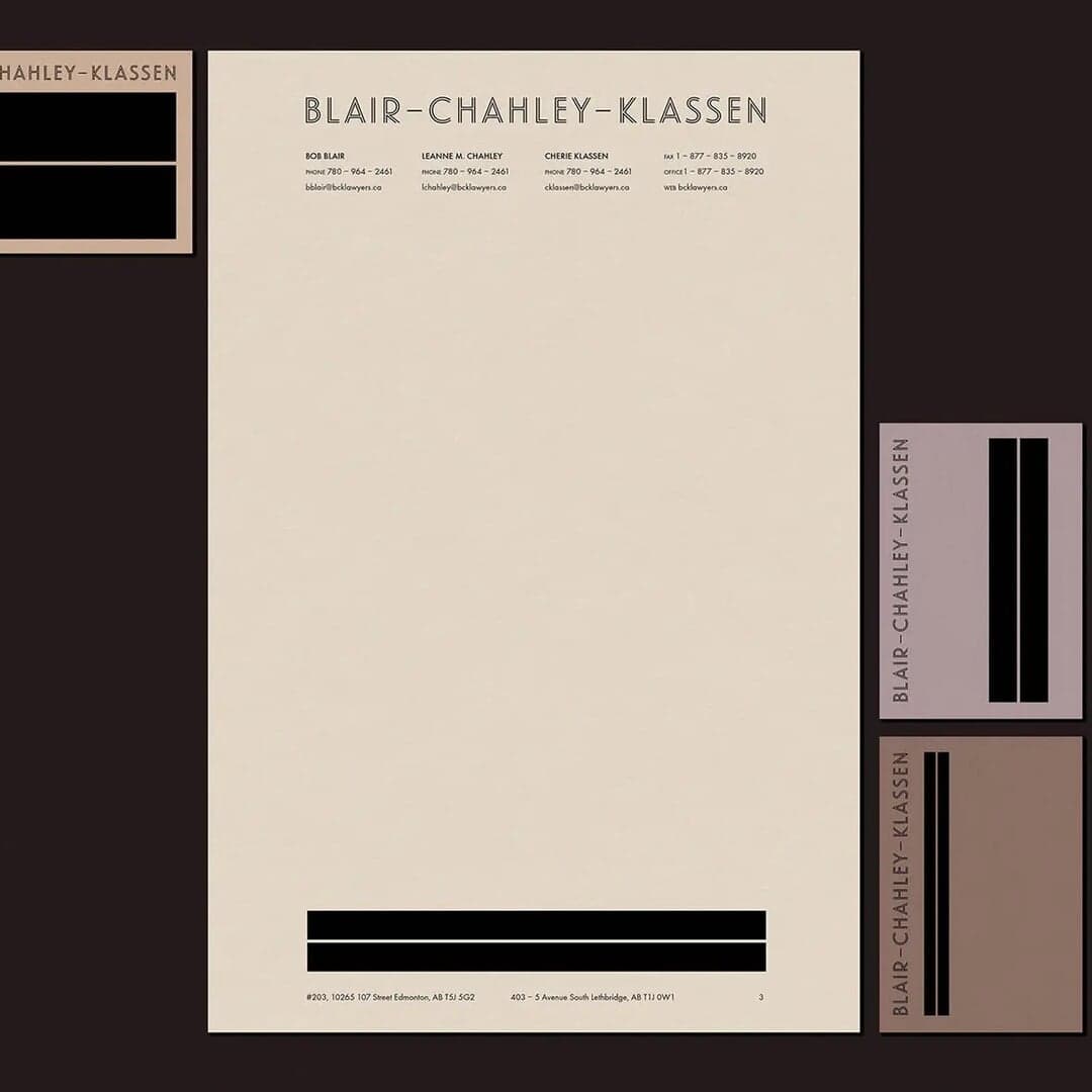 Brand Identity For A Progressive Canadian Law Firm