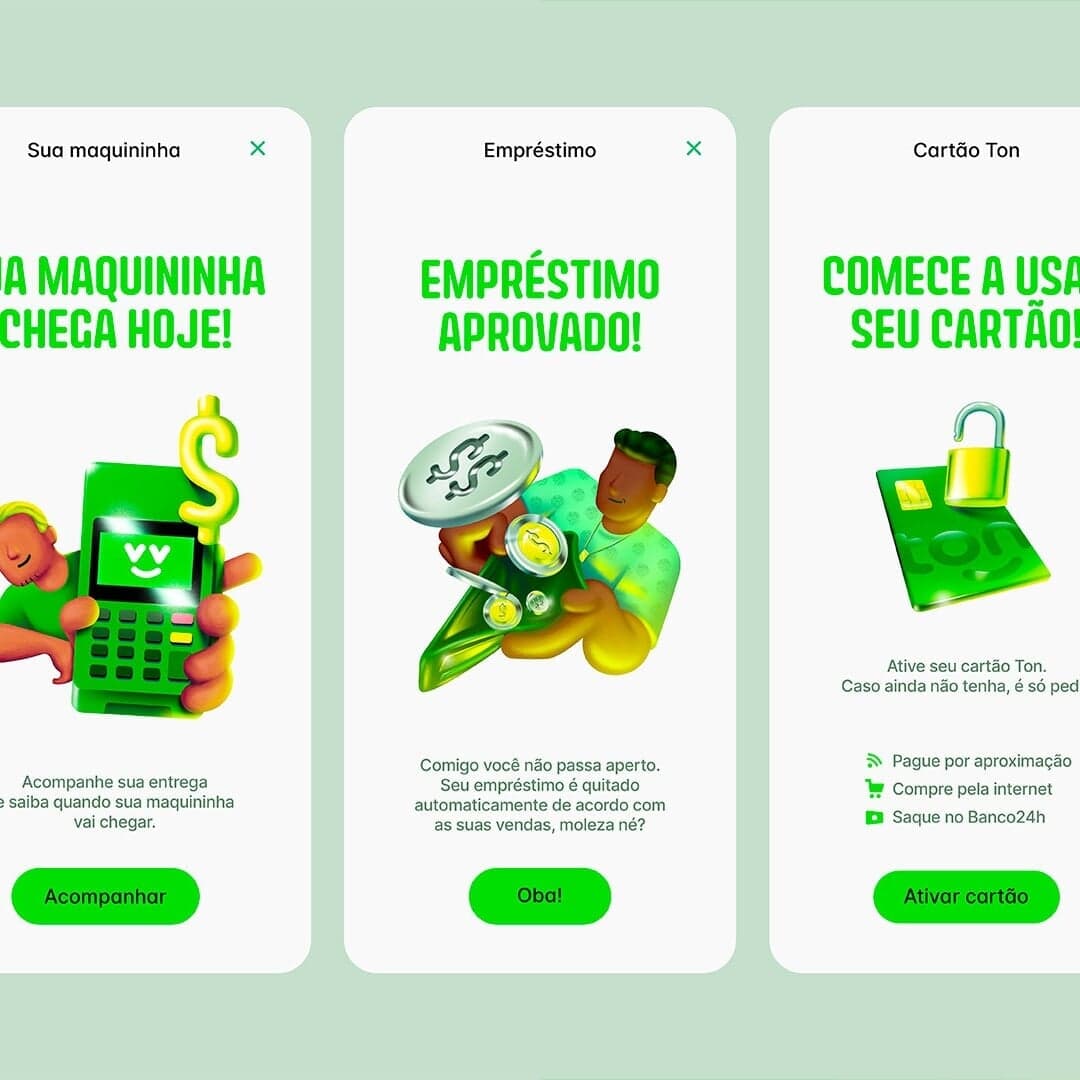 Illustration Style For Ton Payment Platform