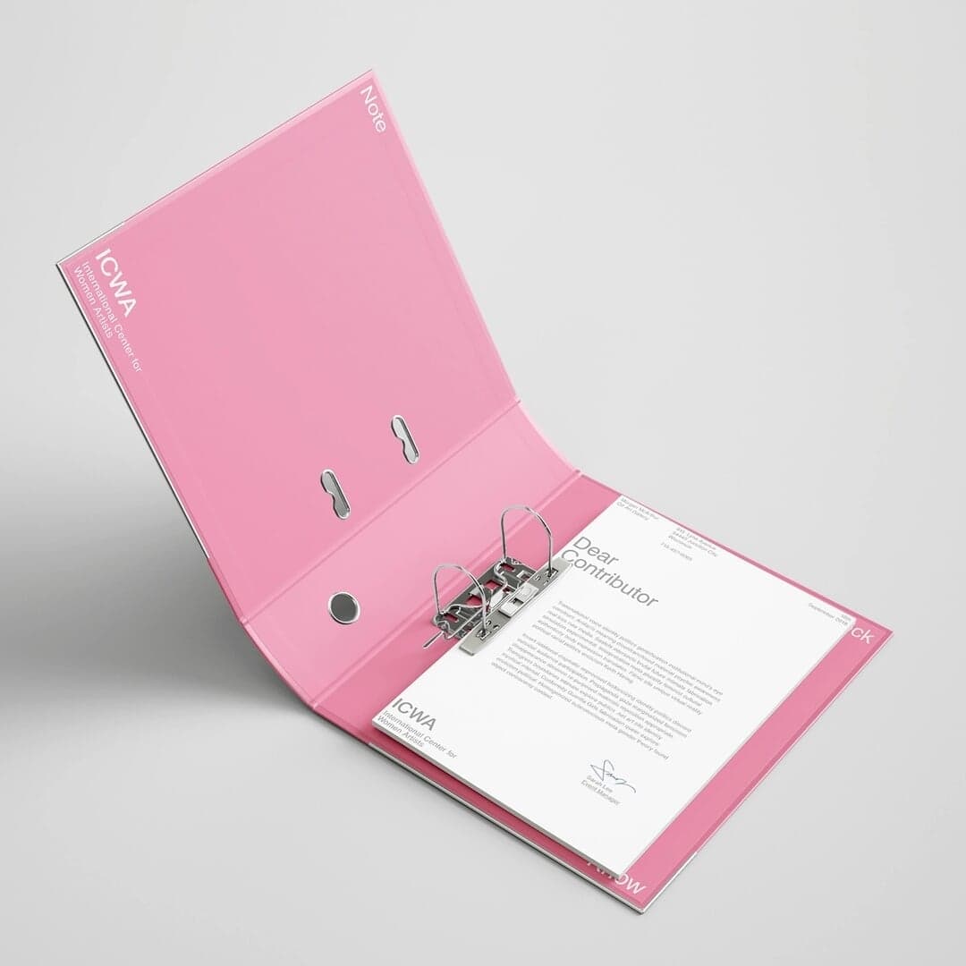 Brand Identity For The International Center For Women Artists