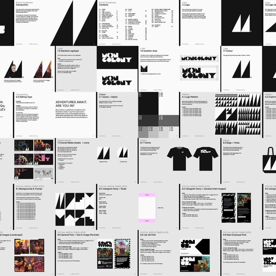 Visual Identity For Mooncolony