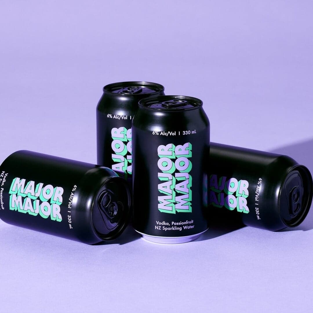 Naming And Packaging For Major Major Rtd Brand