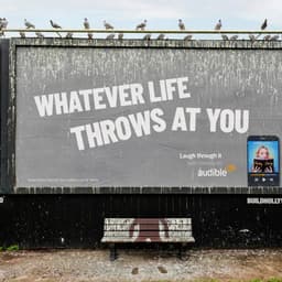 Advertising Campaign For Audible's Comedy Genre cover image