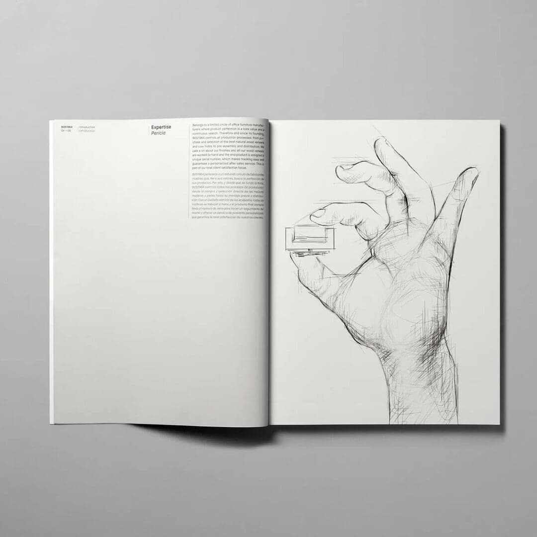 Editorial Design For Bos1964 Executive Furniture Catalogs