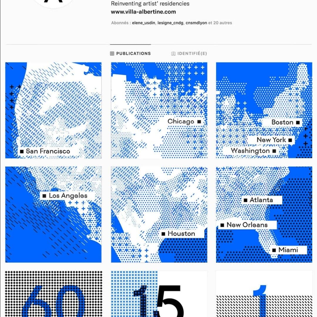 Visual Identity For Villa Albertine